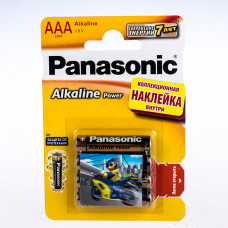Батарейка, Panasonic, Alkaline Power BRONZE, LR03 BL-4 ААА