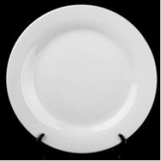 Тарелка белая фарфор плоская 9 22.5см уп 12 СОРТ 1