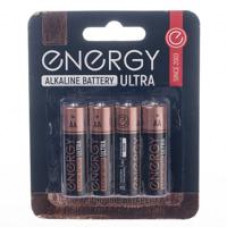 Батарейка алкалиновая Energy Ultra LR6/4B (AA) (4шт на блистере) (104405) уп/40