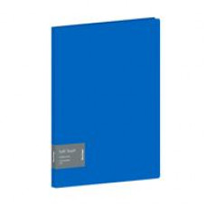 Папка с 30 вкладышами Berlingo Soft Touch , 17мм, 700мкм, синяя, с внутр. карманом