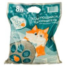 Наполнитель для кошачьих туалетов, Foxy Cat, комкующийся, 8 литров