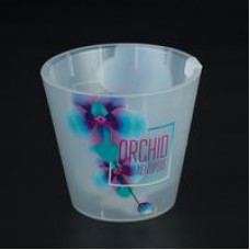 Горшок для цветов пласт 160 Фиджи Орхид Деко 1,6 л голубая орхидея 6196