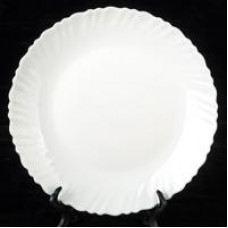 Тарелка стеклокерамика плоская круглая d=21см 8,5 белая LHP