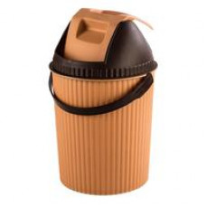 Ведро для мусора Solano, 7л, бежево-коричневый, пластик, артикул Т240-1