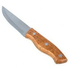 Нож кухонный деревянная ручка лезвие 11см KM 4067 уп12
