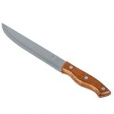 Нож кухонный деревянная ручка лезвие 18 см KM 7067 уп12